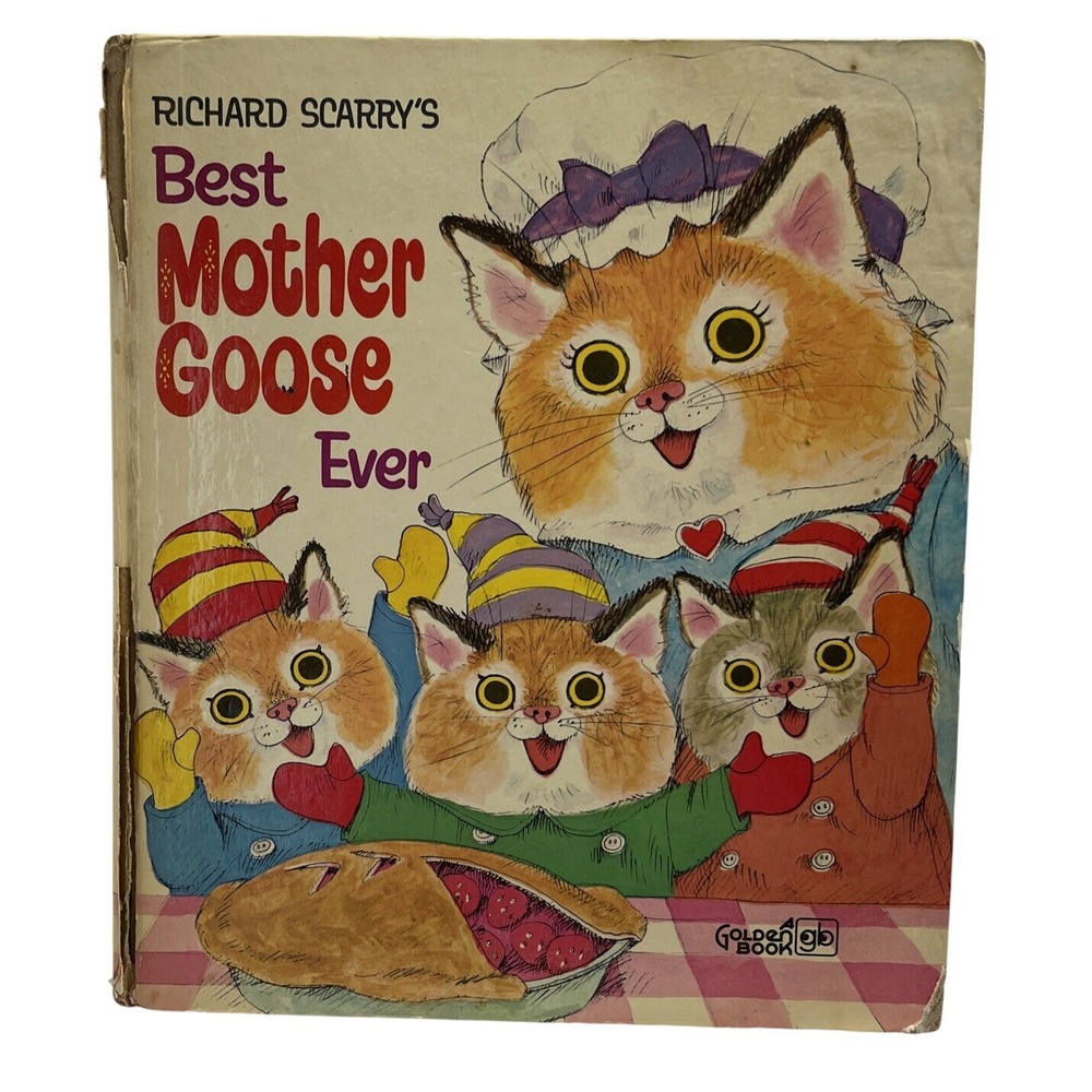 Richard Scarry Best Mother Goose Ever Hardcover Childrens Book Collectible